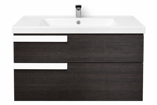 Sable Wall Hang Vanity Dark Oak