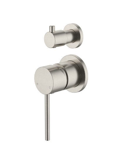 Star Mini Shower Diverter Mixer With Small Backplate